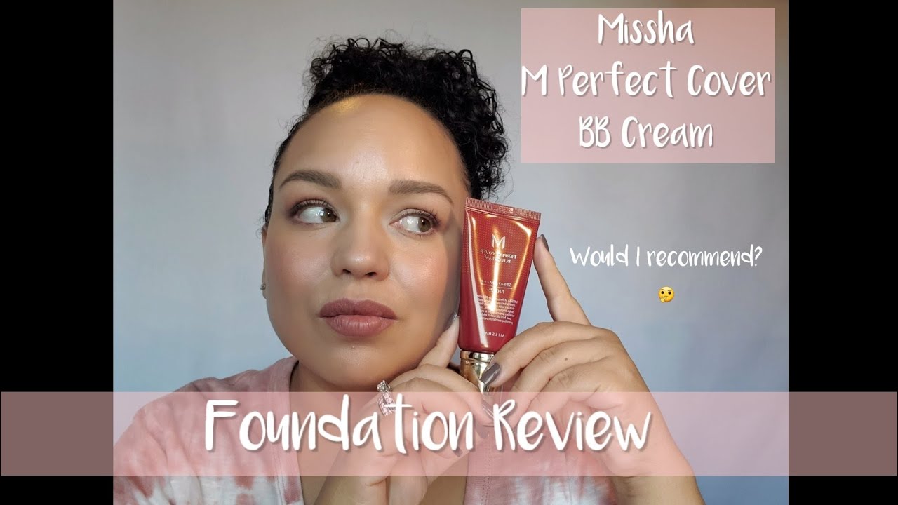 Foundation Review! Missha M Perfect BB Cream!