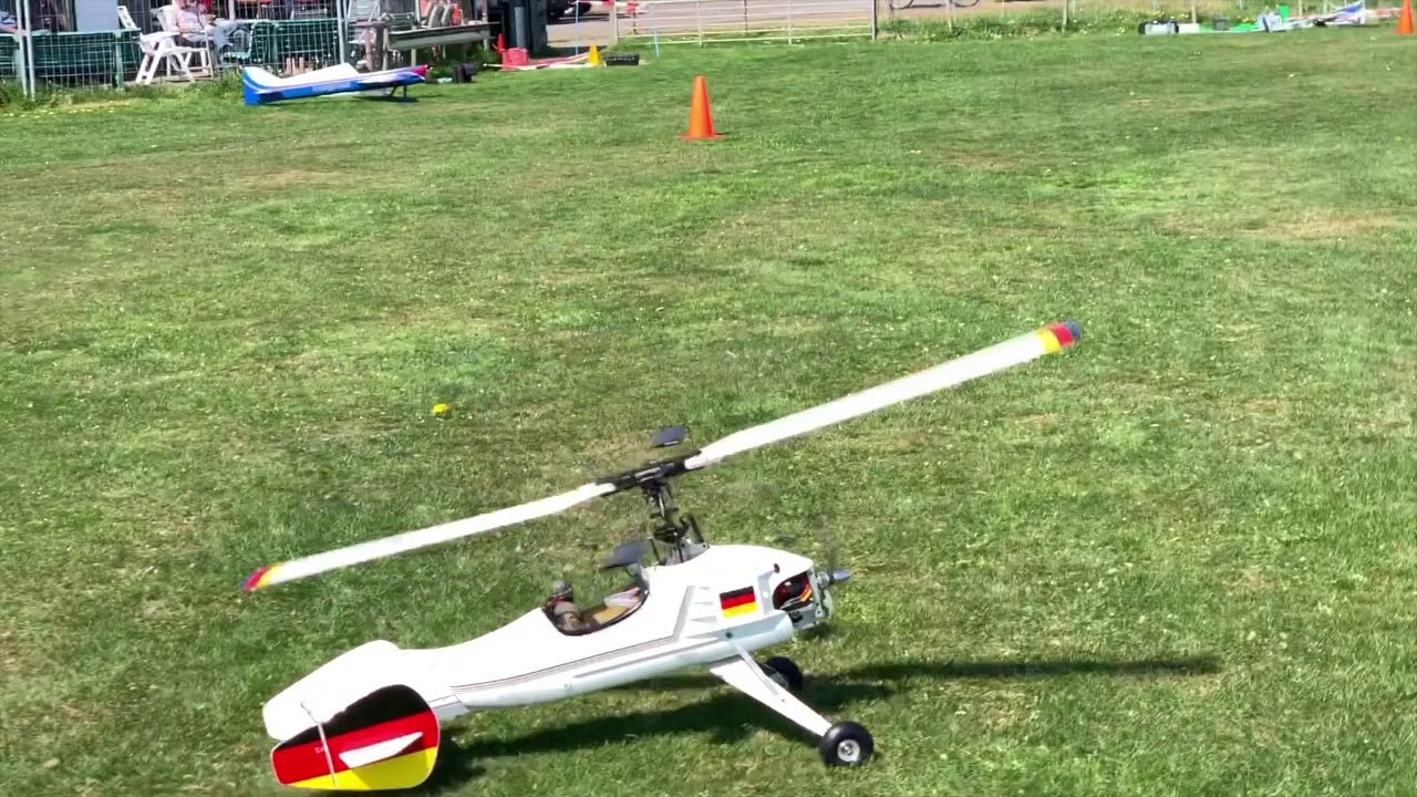 RC Autogyro Robbe /Schluter Whopper MVC Crash