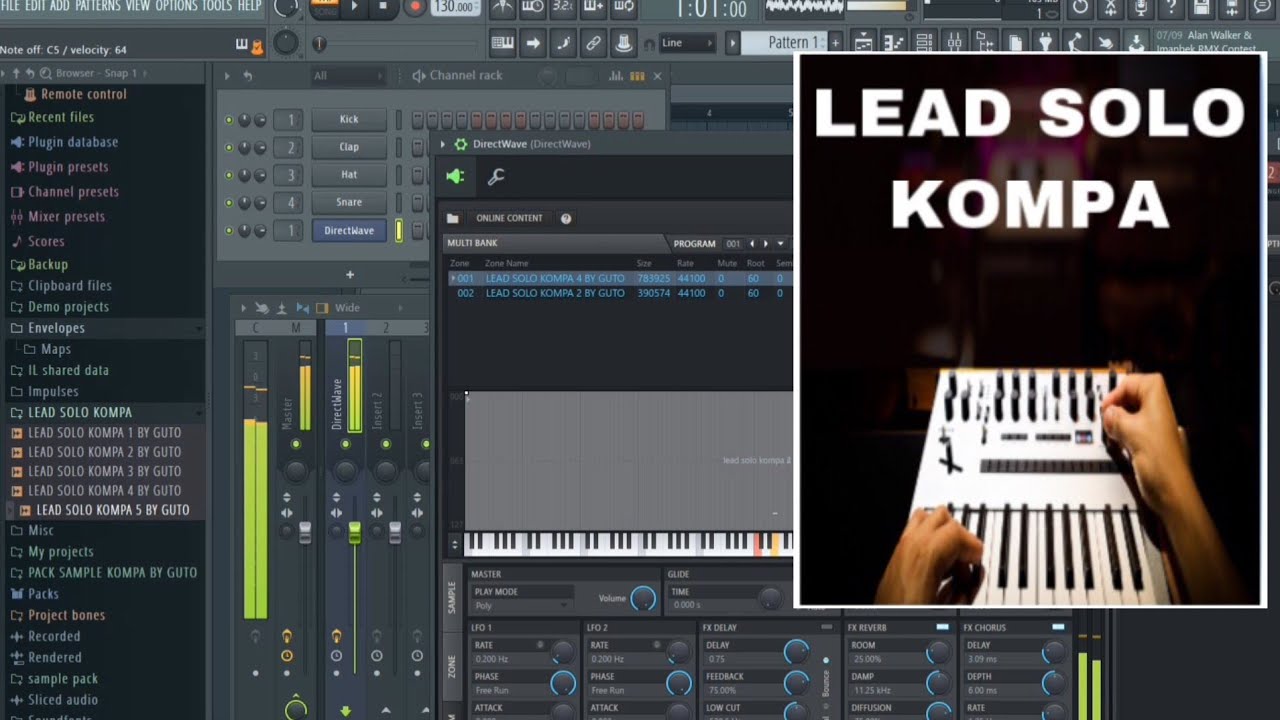 Solo synth kompa (Lead Solo Kompa) | Free Pack Sample kompa