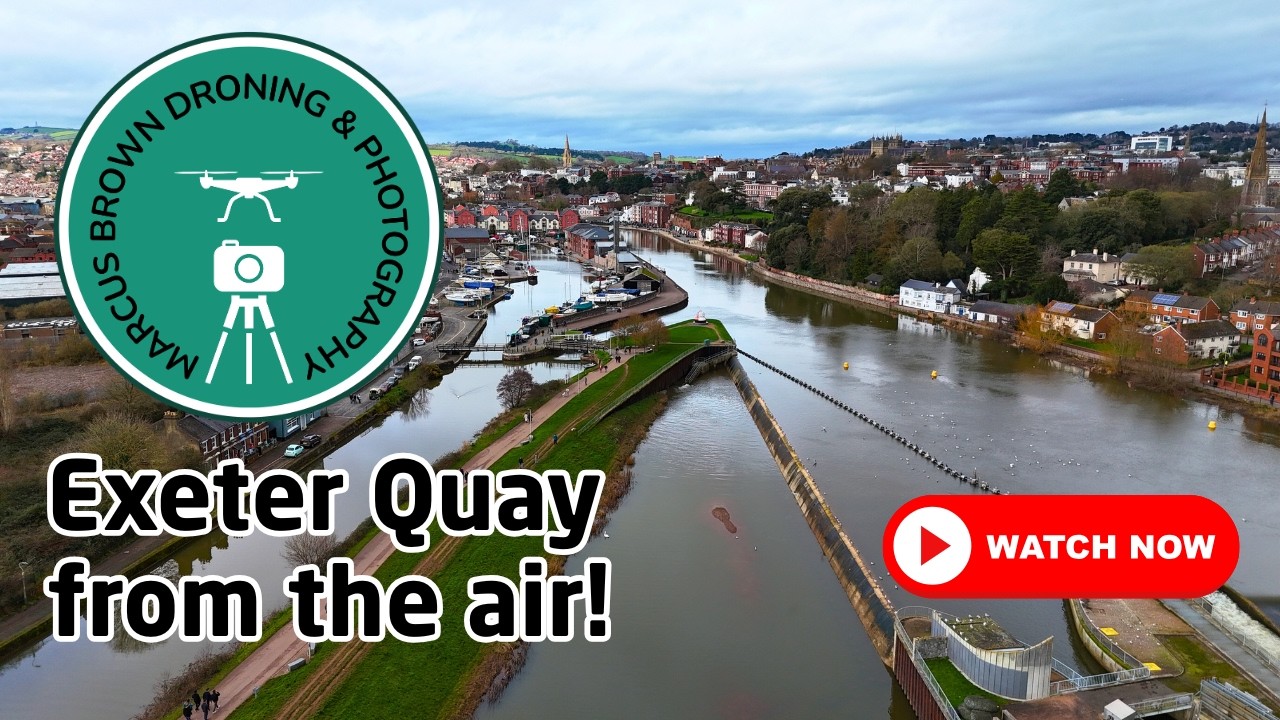 Exeter Devon From Above | Stunning Drone Footage of Exeter Quay (Feb 2026)