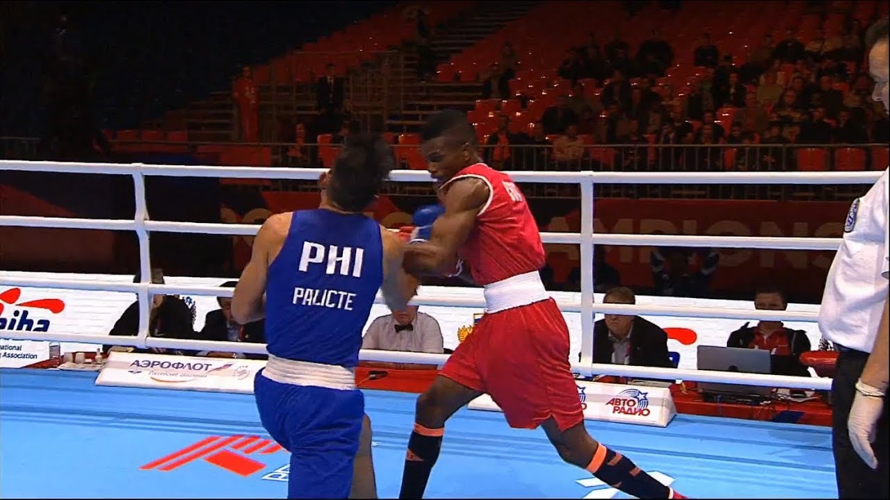 Preliminaries (63kg)  VIAFARA FORI JOSE MANUEL (COL) vs PALICTE James (PHI) /AIBA World 2019