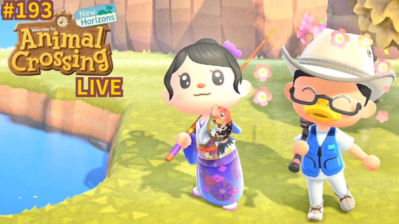 🔴 LIVE 🐟 Pêche sur l’île de Morgan avec Bruno Animal Crossing New Horizons #193