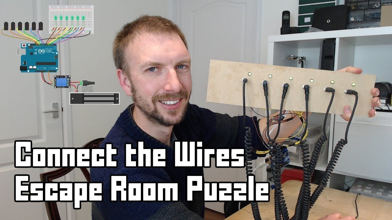 Connect The Wires Escape Room Puzzle