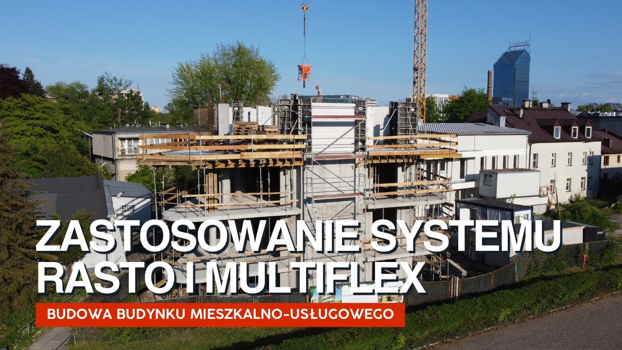 Budowa budynku mieszkalno-usługowego w centrum Krakowa | RASTO/MIDIBOX | PERI MULTIFLEX ABCSZALUNKI