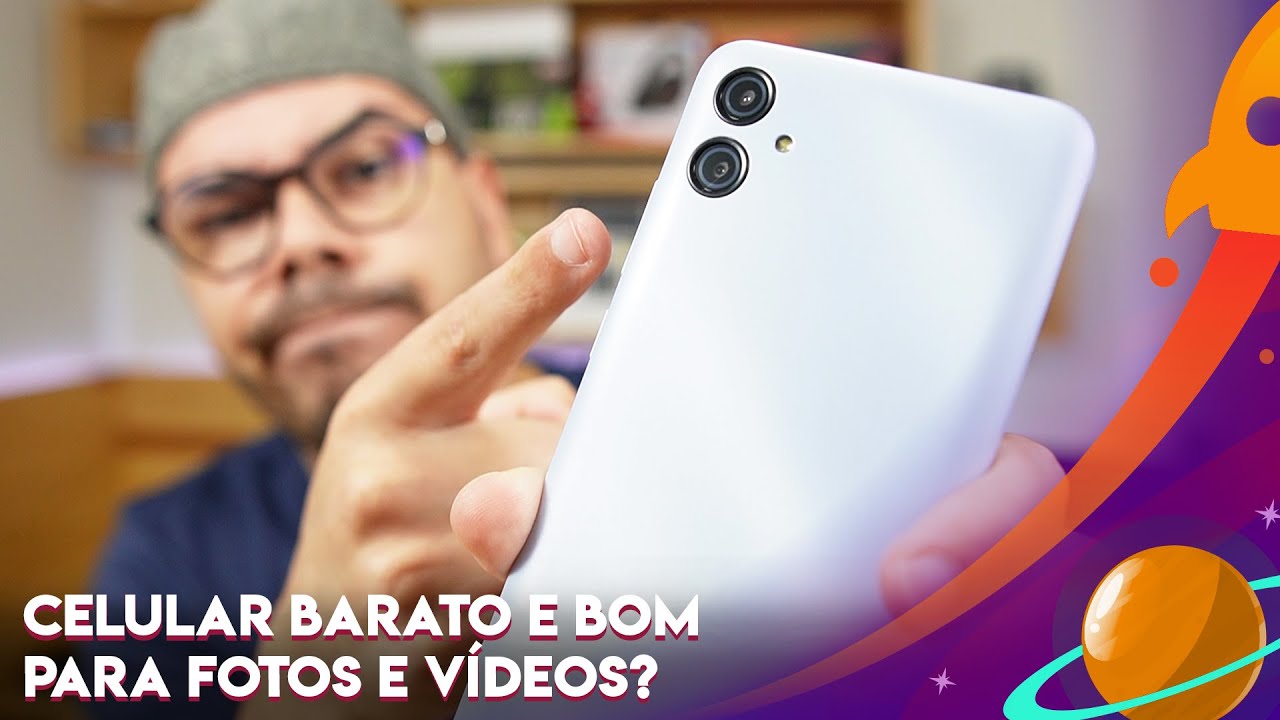 SAMSUNG GALAXY A04E: CELULAR BARATO E BOM PARA FOTOS E VÍDEOS? (TESTE DE CÂMERAS)