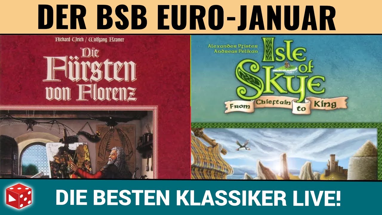 Euro Klassiker im Januar: Die Fürsten von Florenz, Isle of Skye und lasst euch überraschen :)