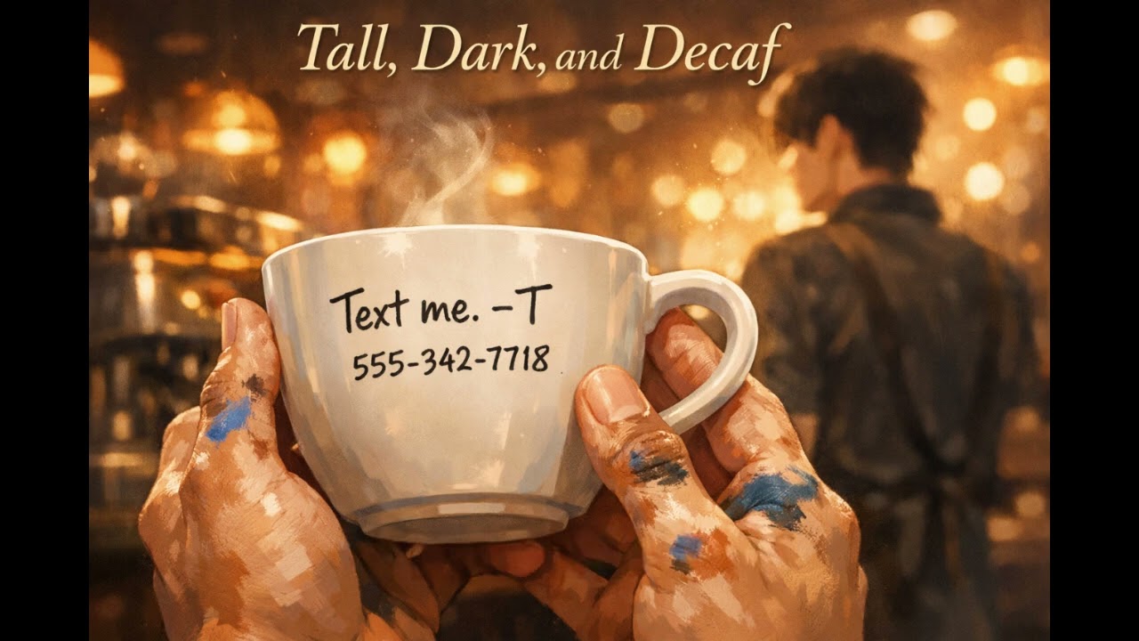 He asked for a surprise drink... but he wasn't expecting the Barista's phone number on the cup