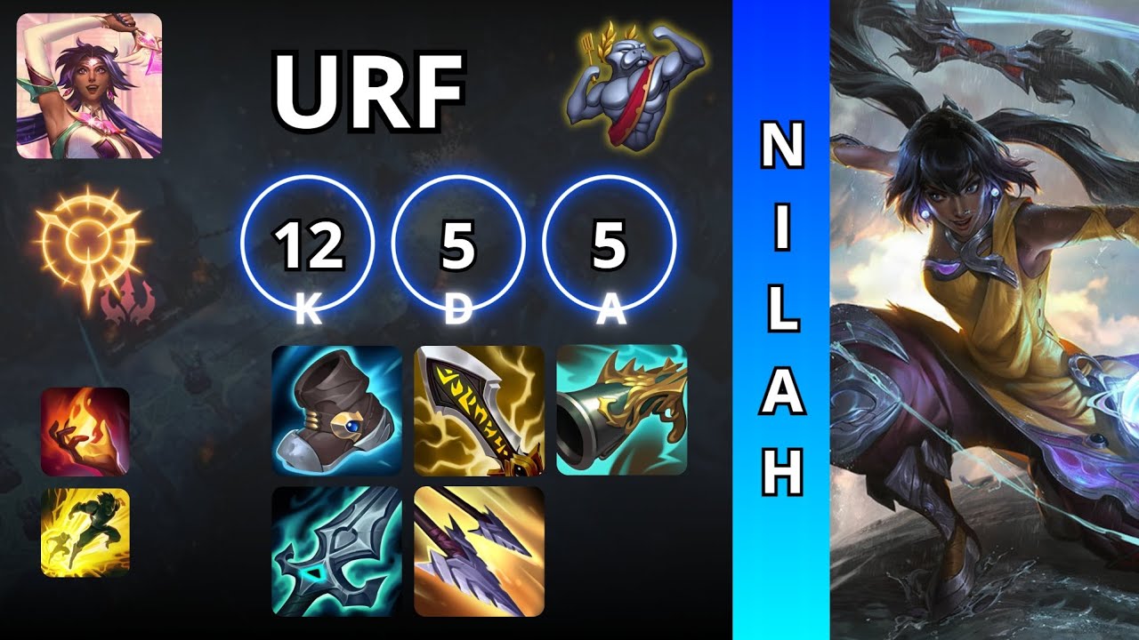 🌊 Nilah URF Gameplay – Infinite Whirlwind Carnage | League of Legends