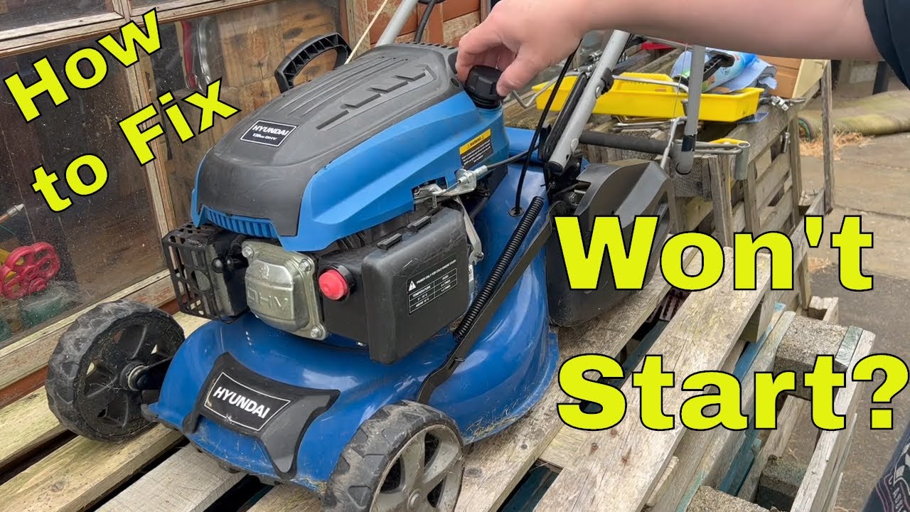 Trouble Shooting / Servicing a Petrol Lawnmower That Won't Start