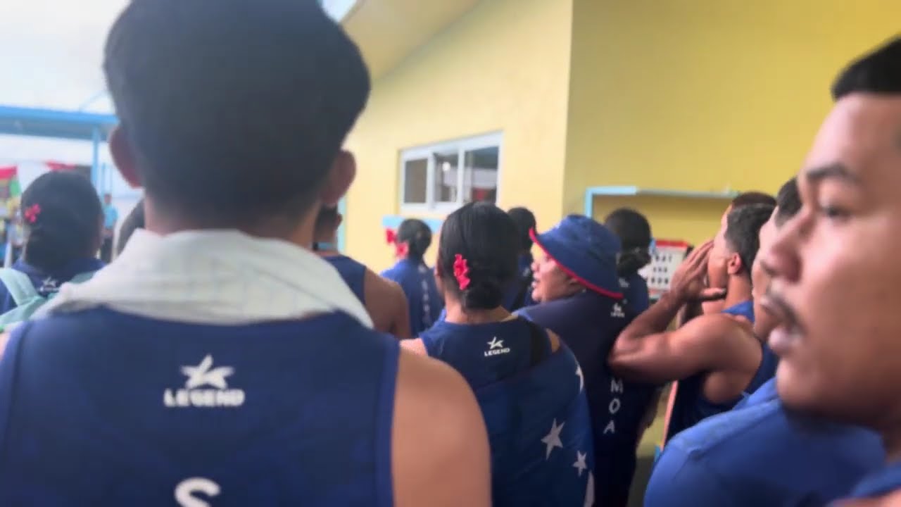 Samoan Support for Samoan Swimmers - Pacific Mini Games