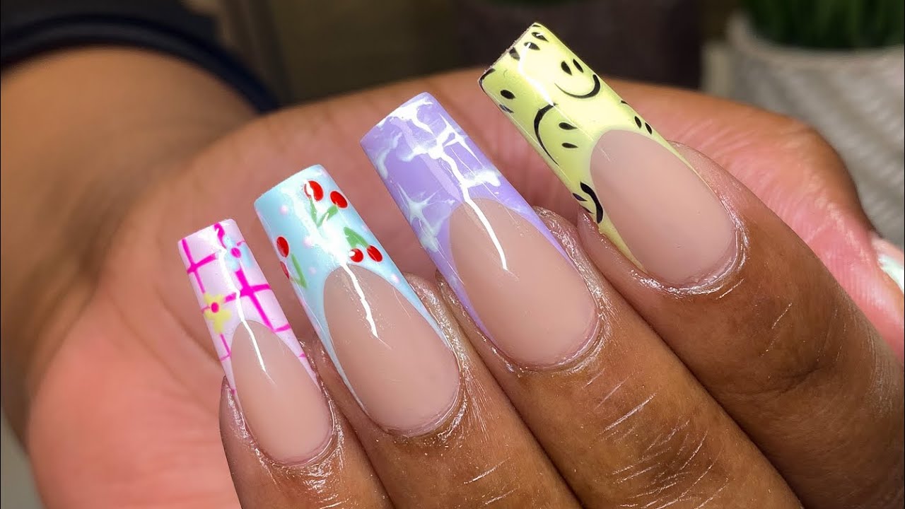 Pastel Color Spring Nails | Gel-X