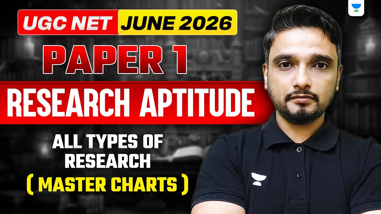 UGC NET Paper 1 Research Aptitude | All Type of Research (Master Charts) | UGC NET Paper 1 2026