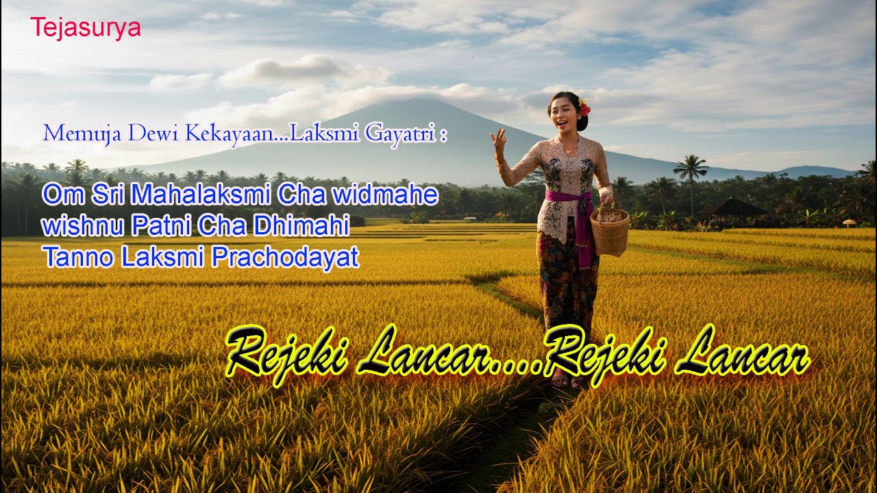 Rejeki Lancar… Rejeki Lancar - Memuja Dewi Kekayaan (Terinspirasi lagu bali Juru Pencar )
