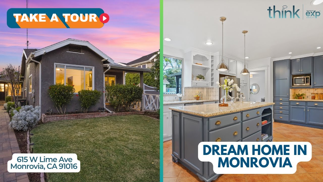 Luxurious Dream Home For Sale In Monrovia California At 615 W Lime Ave - Must See! 