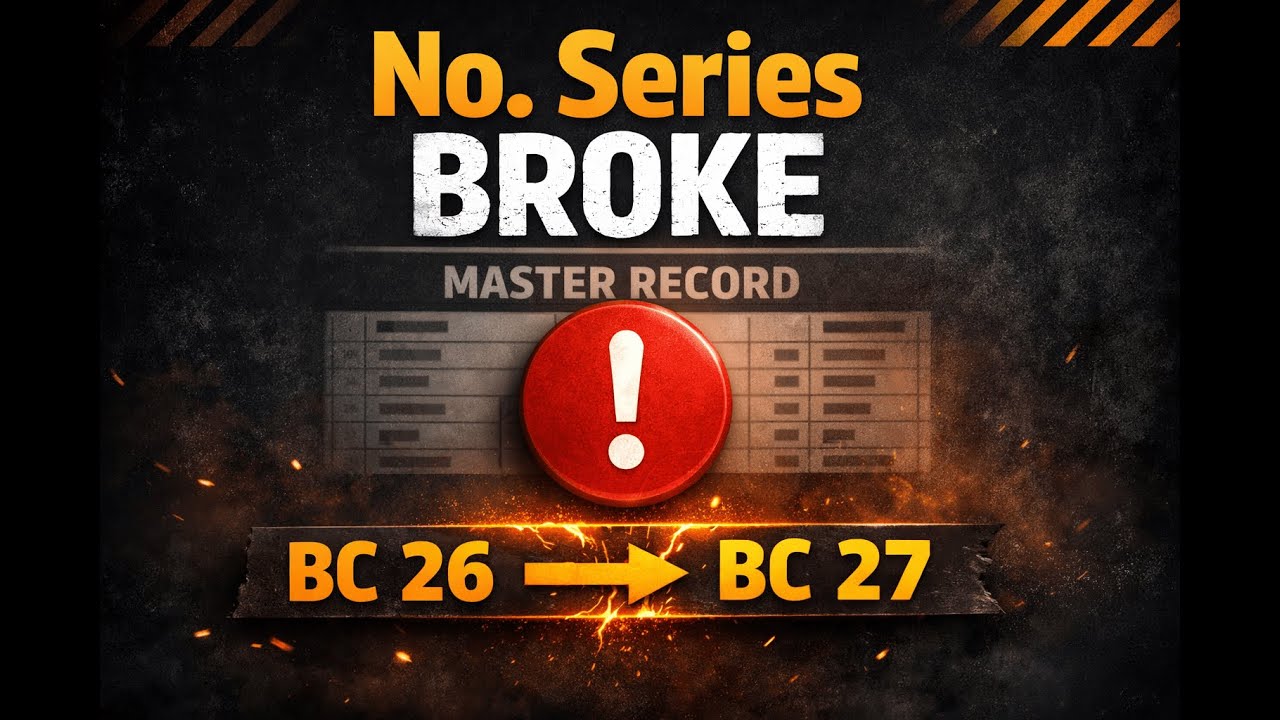 После обновления до BC 27 ошибок в сериале не обнаружено — почему BC 26 работал, а BC 27 не работ...