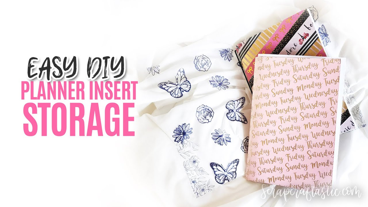 EASY DIY Budget Friendly Traveler's Notebook Insert Storage Solution