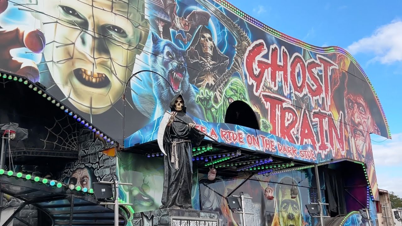 Ghost Train On Ride POV - Robert Russet - Bridgewater Funfair 2025