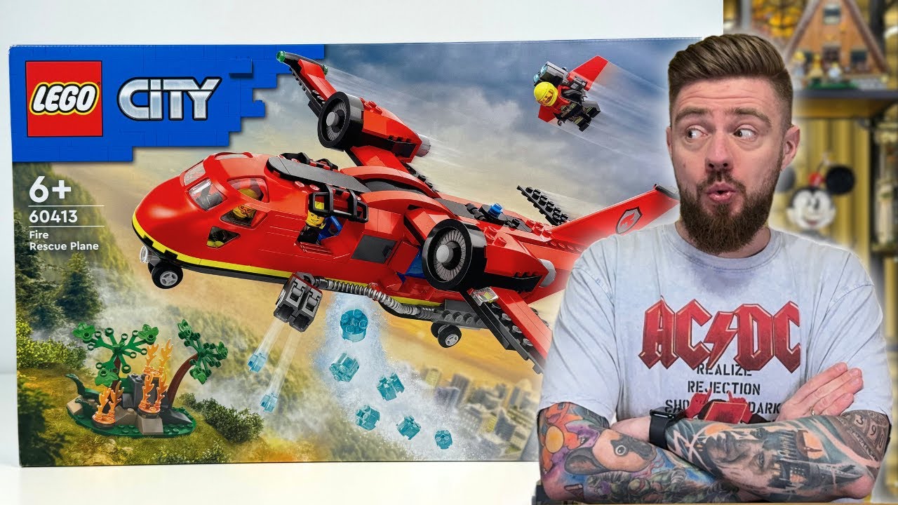 STRAŻACKI SAMOLOT RATUNKOWY 🧑&zwj;🚒 LEGO CITY 60413 RECENZJA