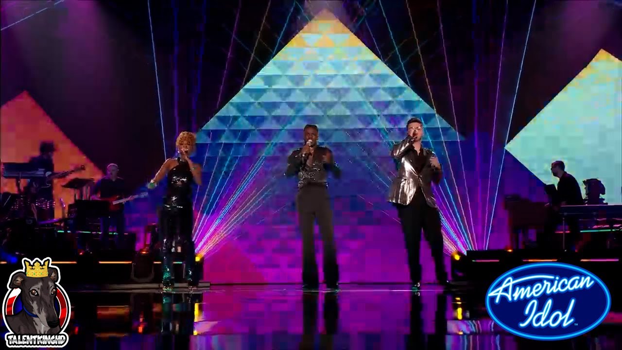 Jamal, Gabby & Josh Dancing On The Ceiling Full Performance | American Idol 2025 Top 8 Judges Song