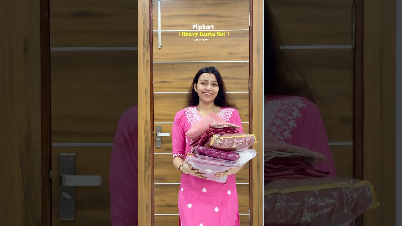 Flipkart Festive Kurta set haul🩷✨ 
