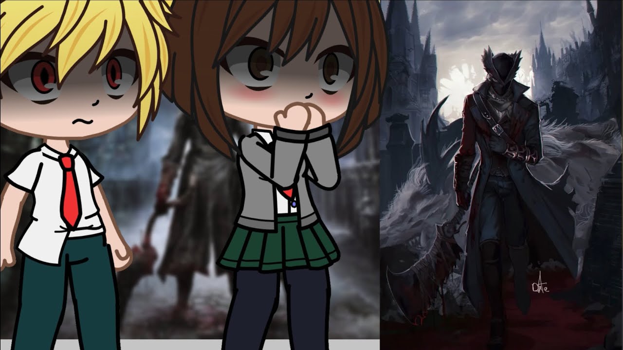 Class 1A react to Deku as Hunter|AU|bloodborn|BNHA/MHA || GCRV |I No Ships ||