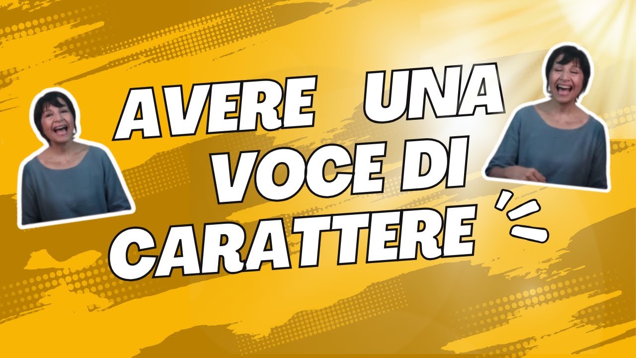 2°attacco vocale - Come avere una voce di carattere