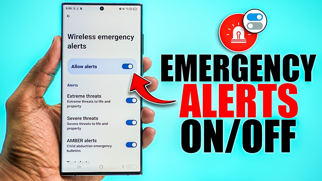 Включение или отключение беспроводных экстренных оповещений на Samsung! Вот что нужно сделать!