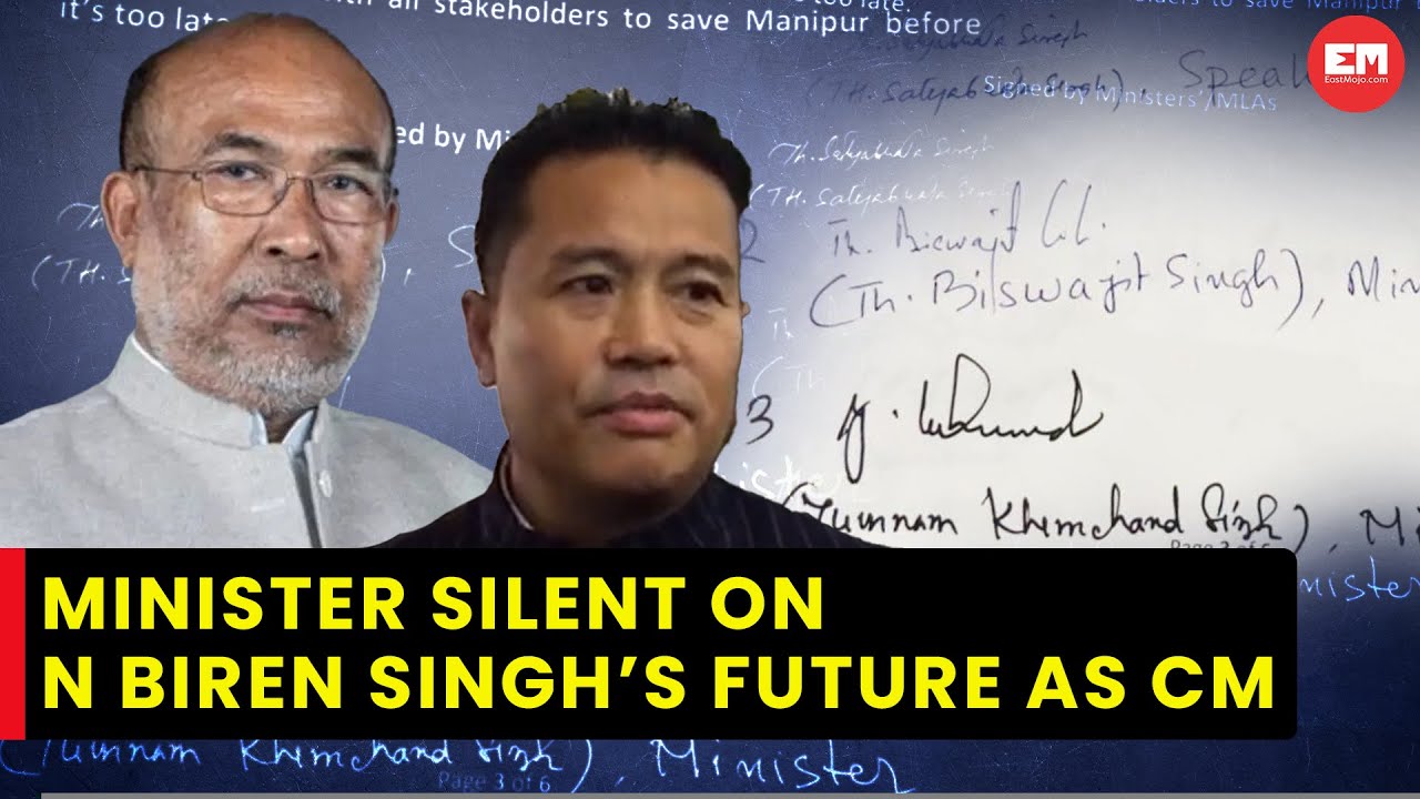 Manipur minister silent on CM Biren Singh’s future amid leadership concerns