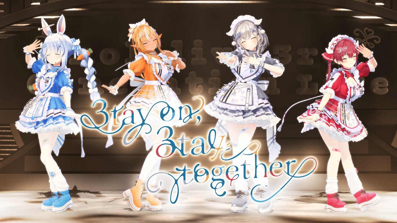 【MV】3tay on, 3tay together (兎田ぺこら/不知火フレア/白銀ノエル/宝鐘マリン) 【 #HOLOLIVEFANTASY 】