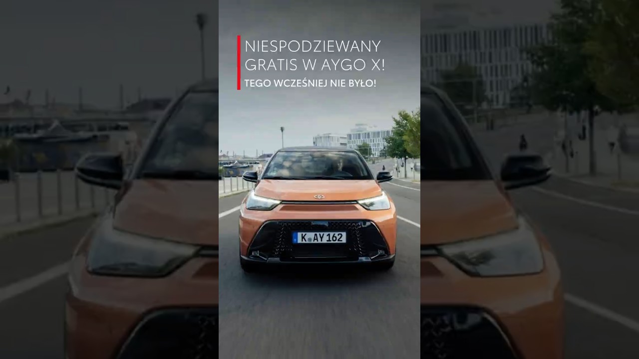 Gratisowy element w standardzie każdej Toyoty Aygo X!