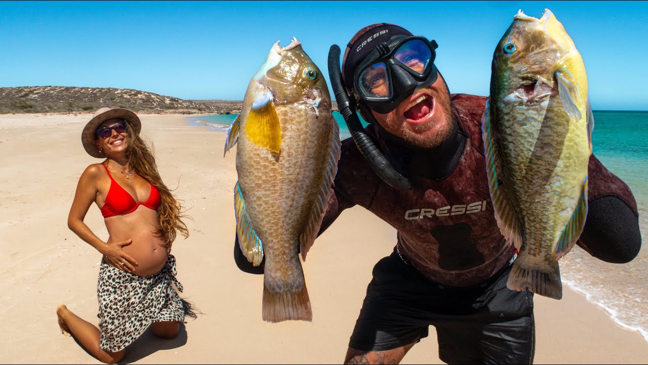 Comiendo Sólo lo que Atrape Por 6 Días Junto a Mi Novia Embarazada de 7 Meses