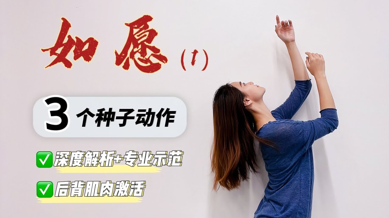 《如愿》舞蹈教学视频 Ruth老师种子动作跟练