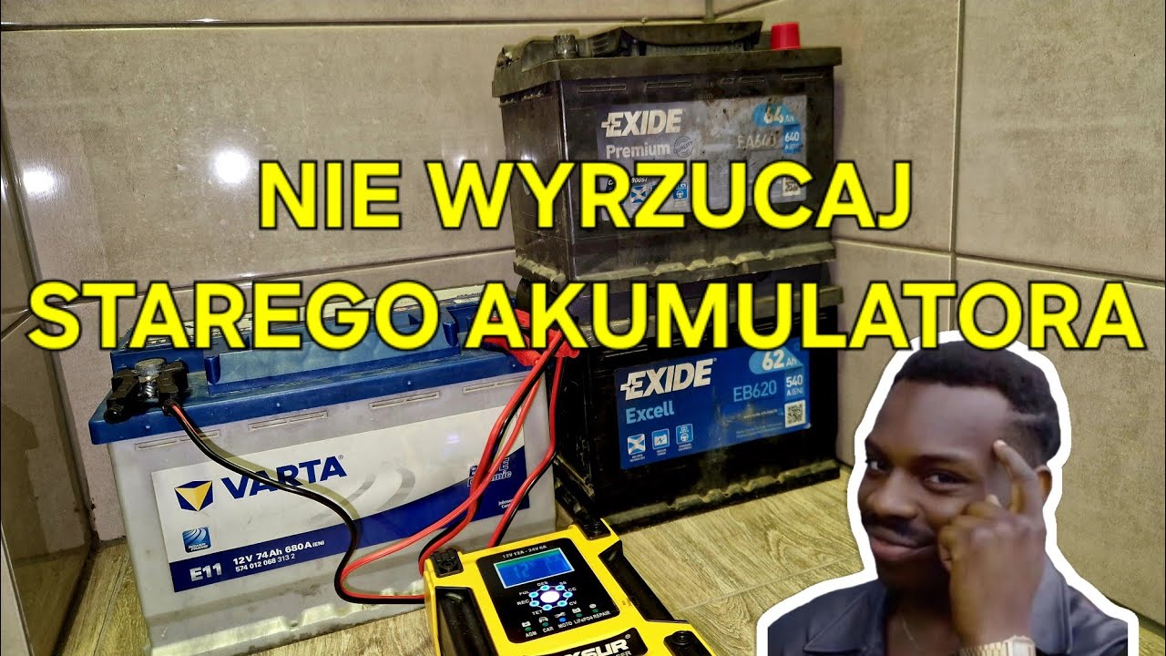 REGENERACJA AKUMULATORA Tanim Prostownikiem Program REPAIR ➡️ Foxur 12A/12V - 6A/24V 