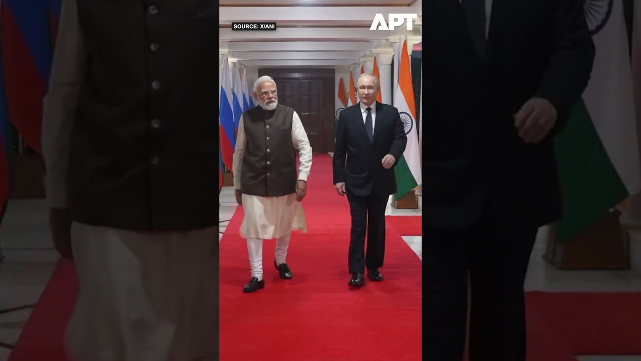 WATCH: PM Modi Receives President Putin at 7 Lok Kalyan Marg Ahead of India-Russia Summit | APT