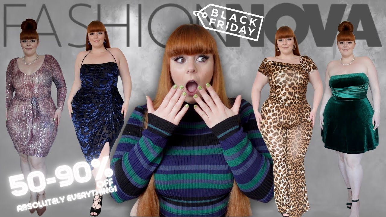 FASHION NOVA HAUL | BLACK FRIDAY & CYBER MONDAY SALE -| 50-90% OFF!!🤑🤑