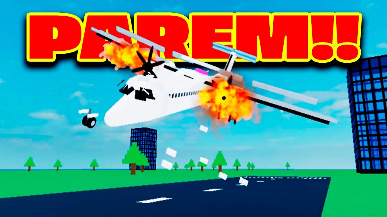 Esses jogos de acidente de avião do Roblox precisam acabar