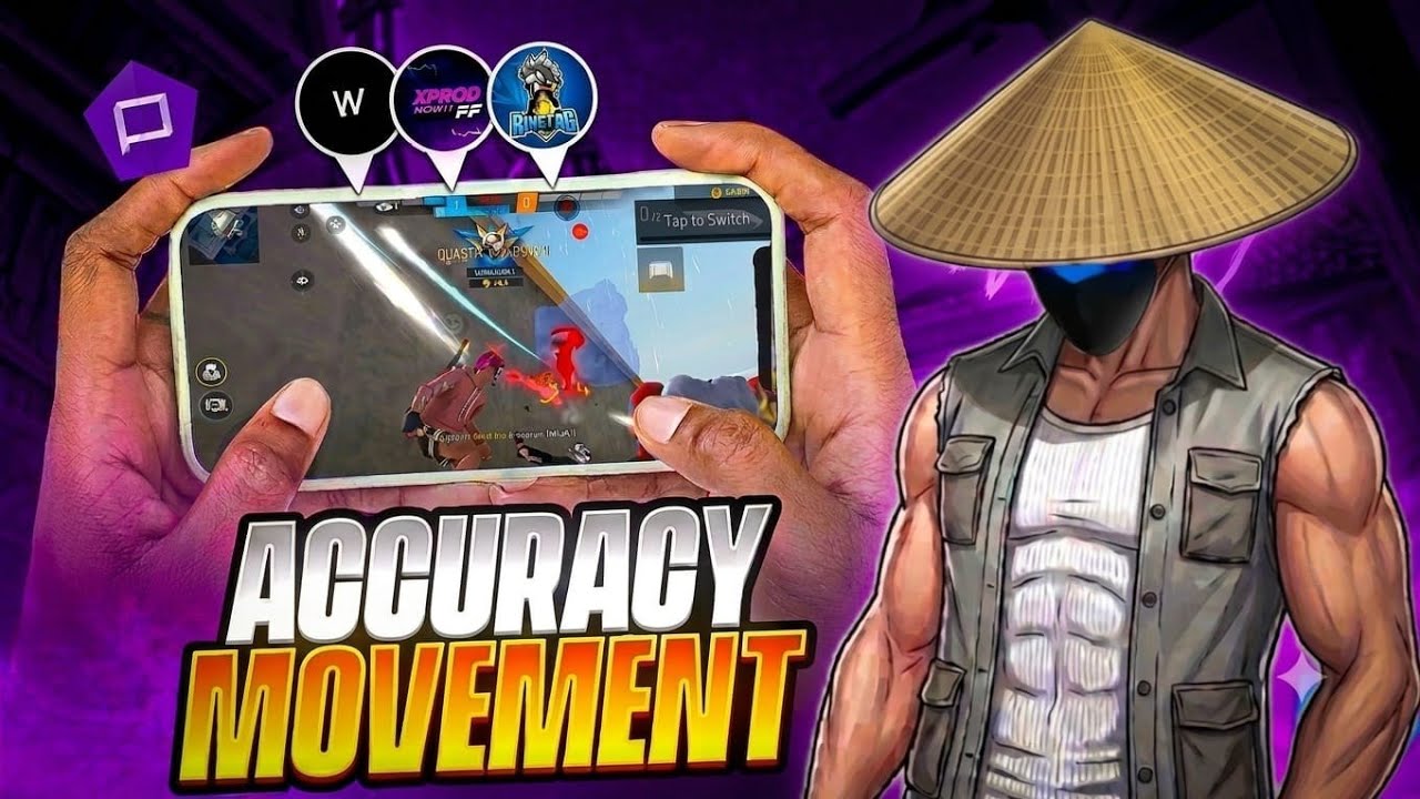 Top 3 Accuracy and Movement Trick 💀📈|Headshot trick free fire 🔥| Movement Trick free fire 🔥