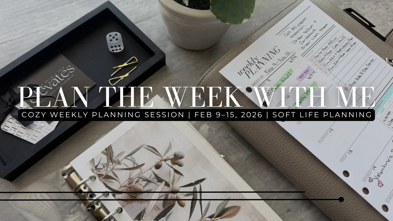 Plan the Week With Me | Cozy Weekly Planning Session | Feb 9–15, 2026 | 💗 Soft Life Planning