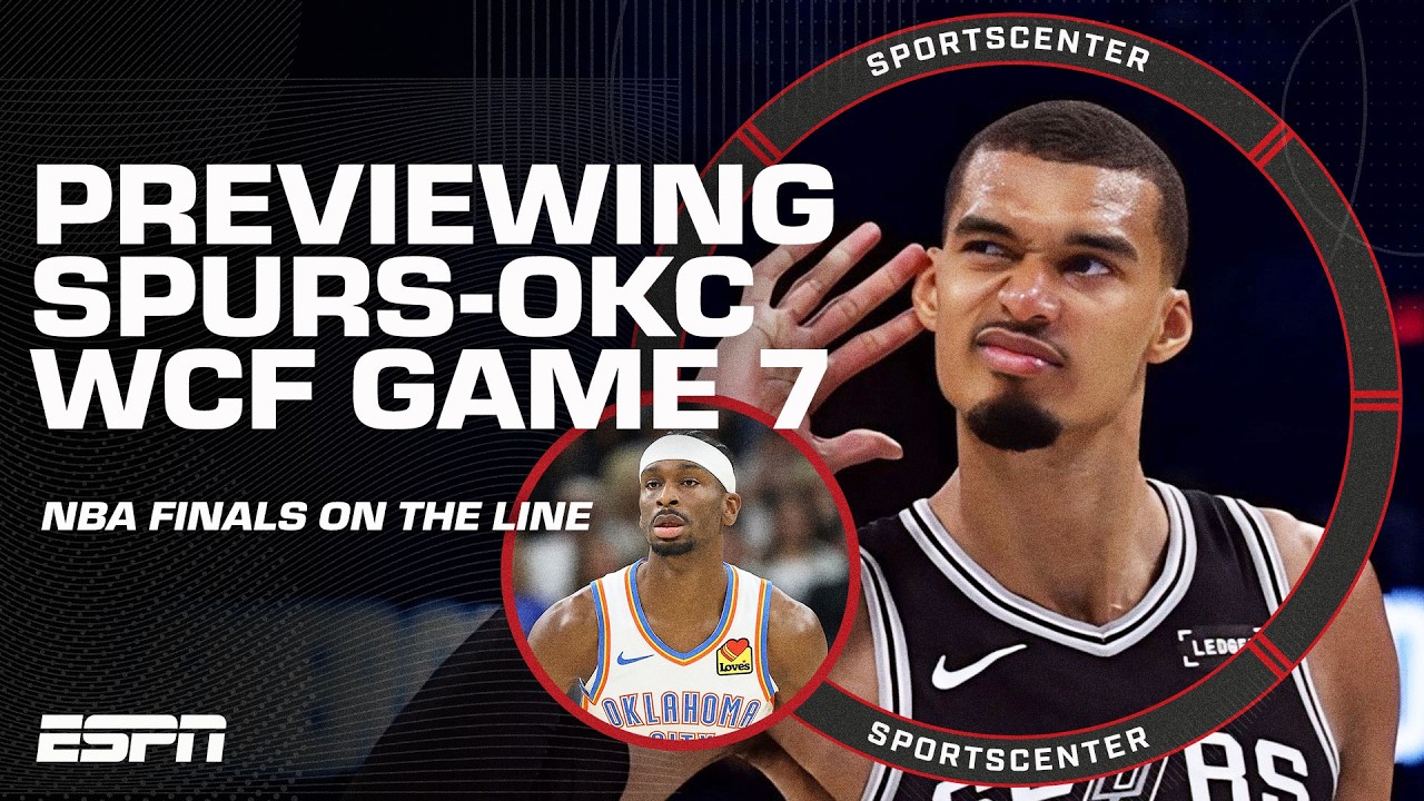 Превью 7-го матча SPURS &mdash; THUNDER 😤 Кто выйдет в финал НБА 👀 | SportsCenter