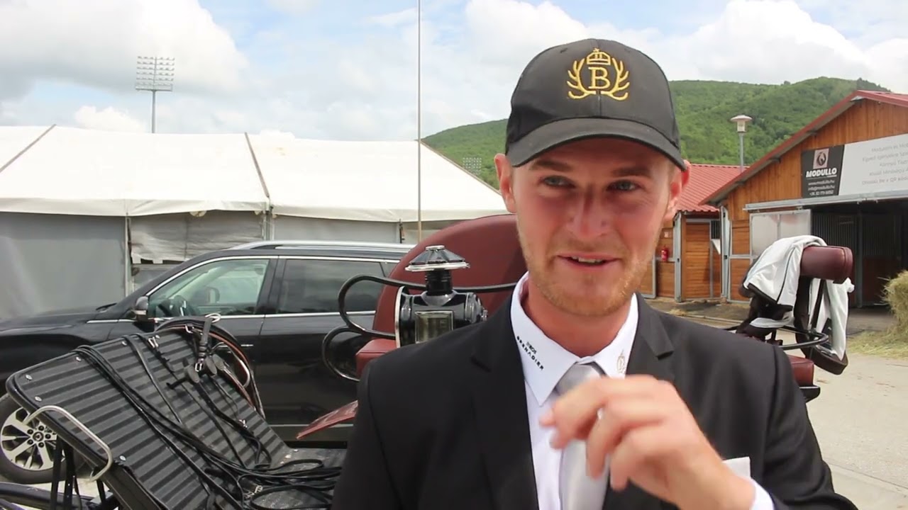 Dani Marcell a Szilvásvárad Masters kettesfogathajtó győztese