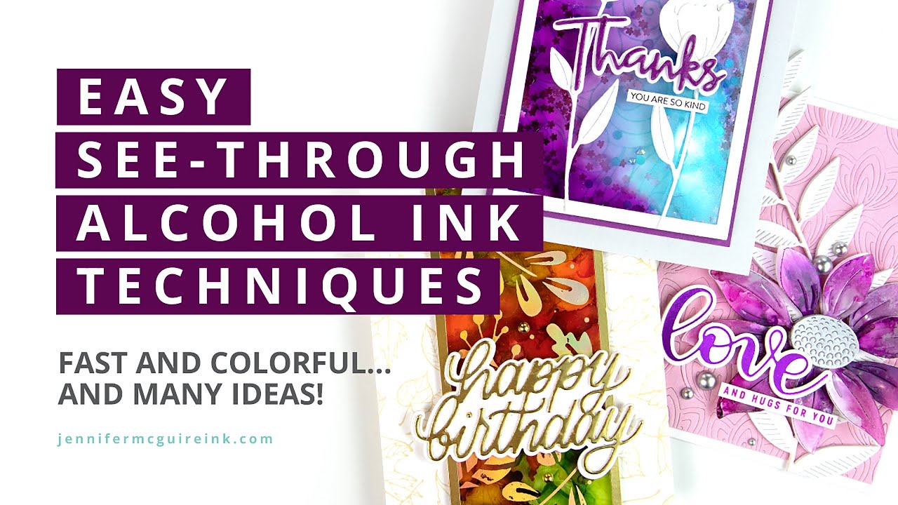 Easy See-Through Alcohol Techniques
