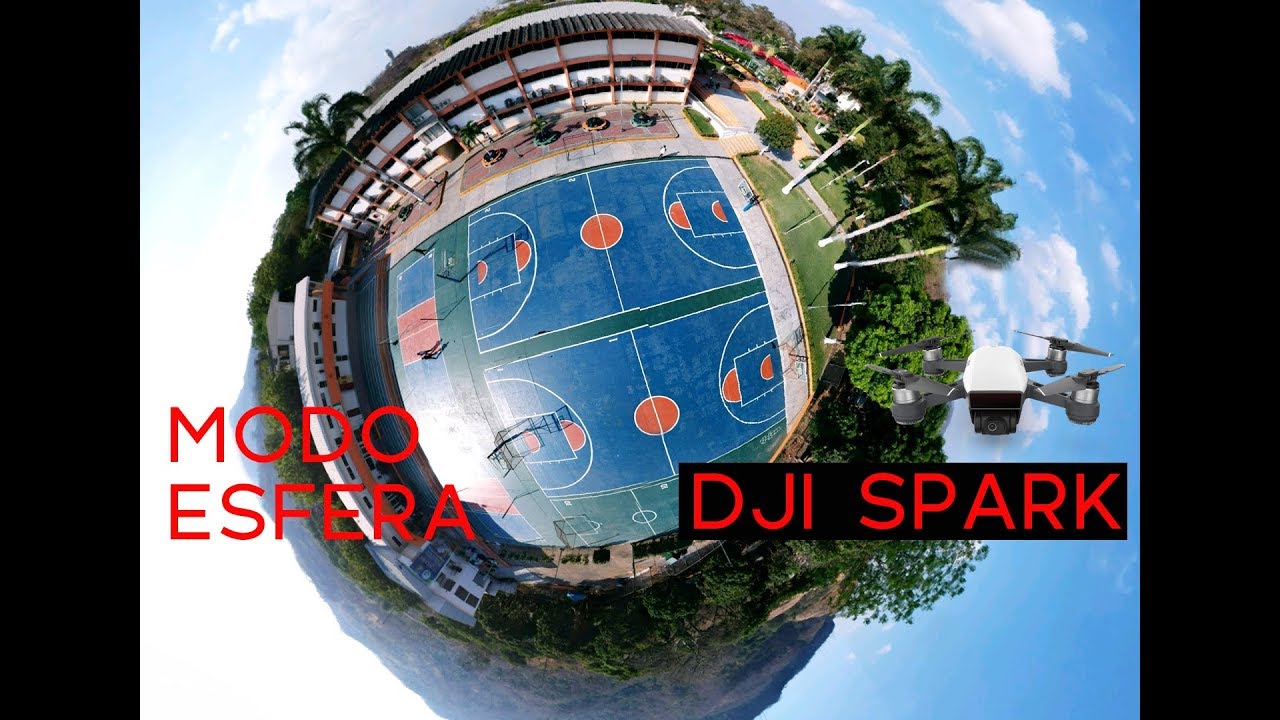 Como crear Tiny Planets con DJI Spark Modo Esfera 360
