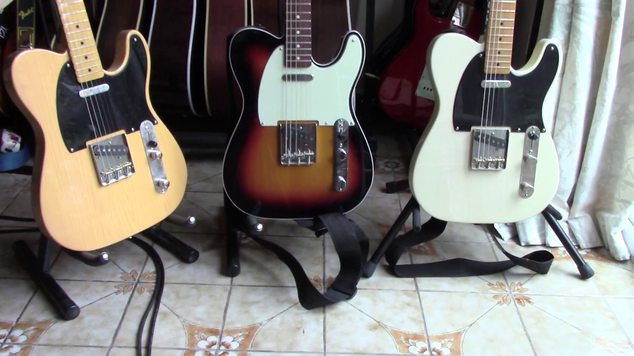 3 Squire Classic Vibe Telecasters