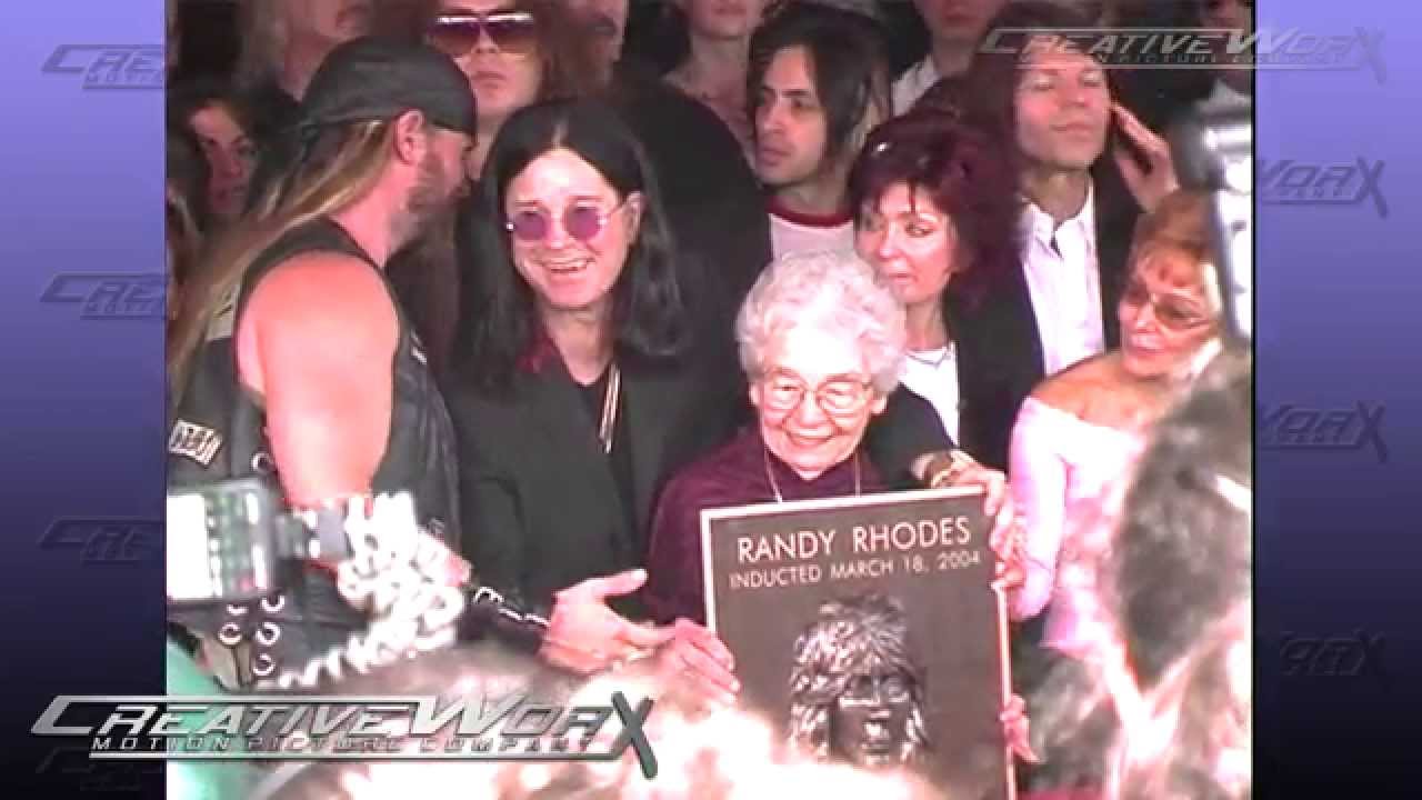 Randy Rhoads RockWalk, Posthumous Induction - FULL outdoor ceremony 2004