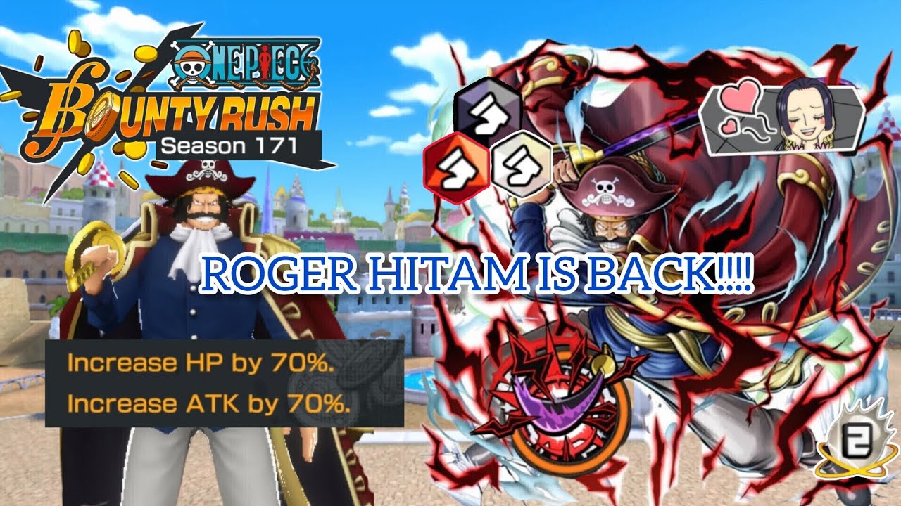 SEKARANG DI META NUSJURO PAKAI ROGER HITAM AUTO PUSING NUSJURONYA |ONE PIECE BOUNTY RUSH