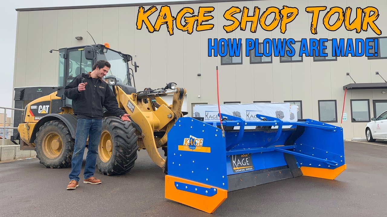 How Snow Plows Are Made | Kage Shop Tour & New Products!