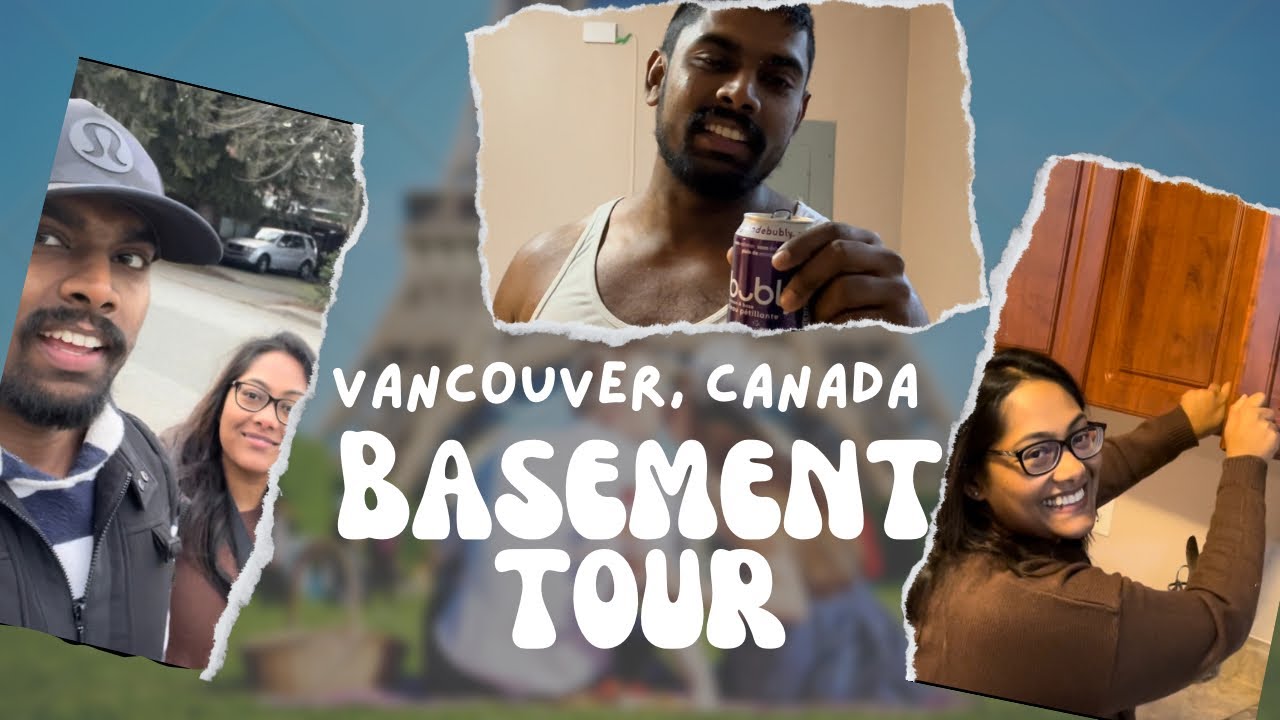 Vancouver, Canada වල අපි ඉන්න තැන | Vancouver Basement Tour 🇱🇰🇨🇦