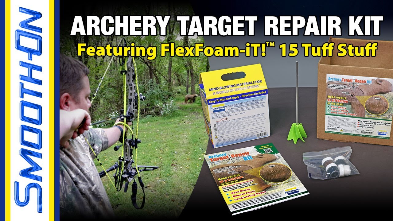 Repairing An Archery Target Using The Smooth-On Archery Repair Kit