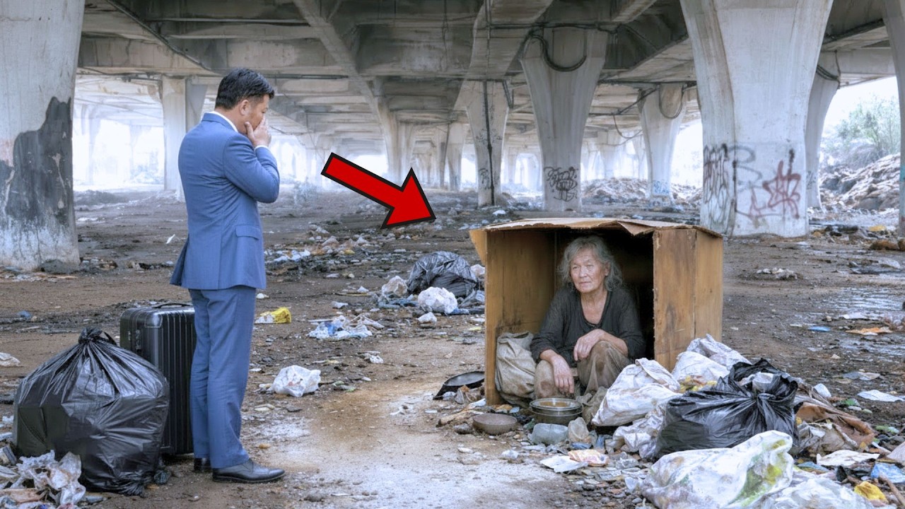 Milyarder Pulang Kampung, Kaget Temukan Ibunya Tinggal di Tumpukan Sampah Kolong Jembatan!