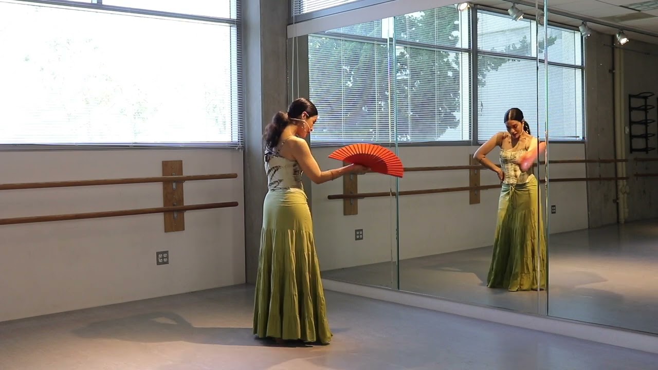 Flamenco with Fan - Practice Follow Along - SUMMER 2023 #11